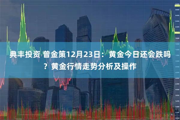 典丰投资 曾金策12月23日：黄金今日还会跌吗？黄金行情走势分析及操作